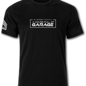 A House Full Of Garage Tee (Black)(May 2024 LineUp)