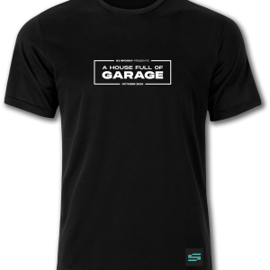 A House Full Of Garage Tee (Black) (October 2024 LineUp)